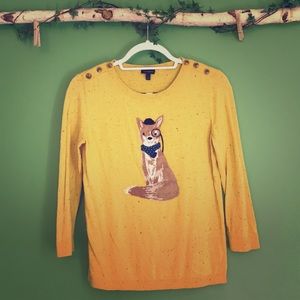 Mr. Fox 🦊 Talbots sweater